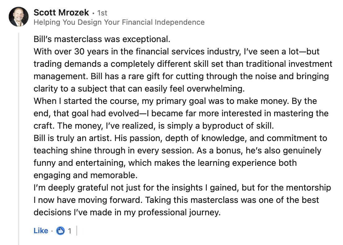 LinkedIn review screenshot