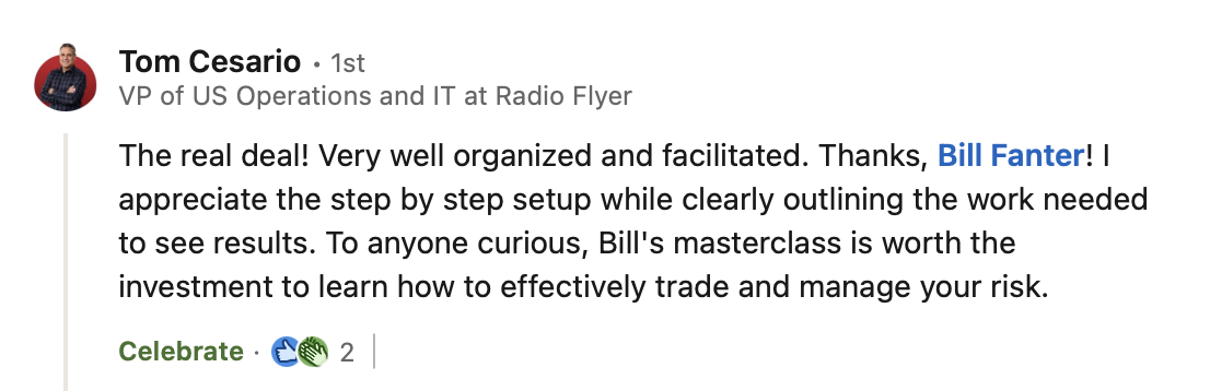 LinkedIn review screenshot