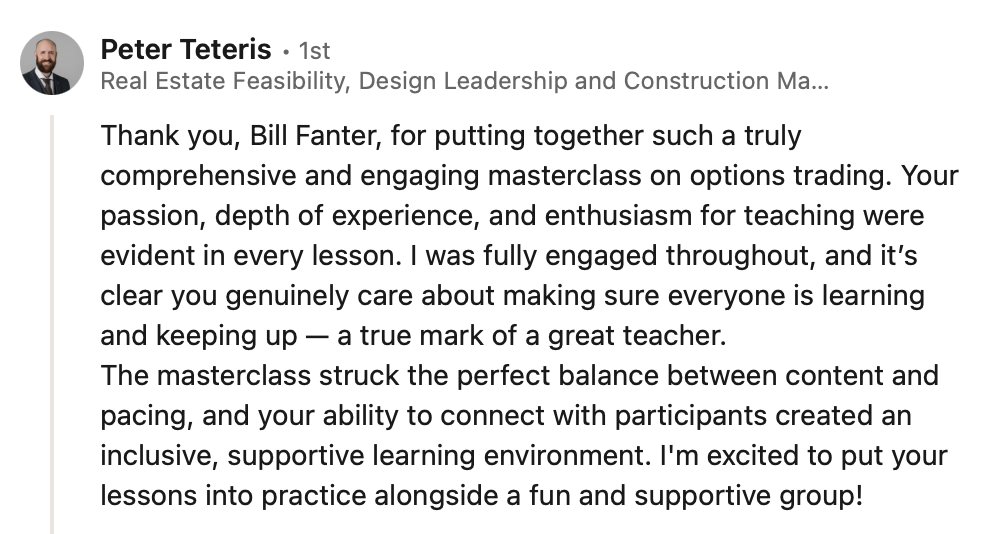 LinkedIn review screenshot