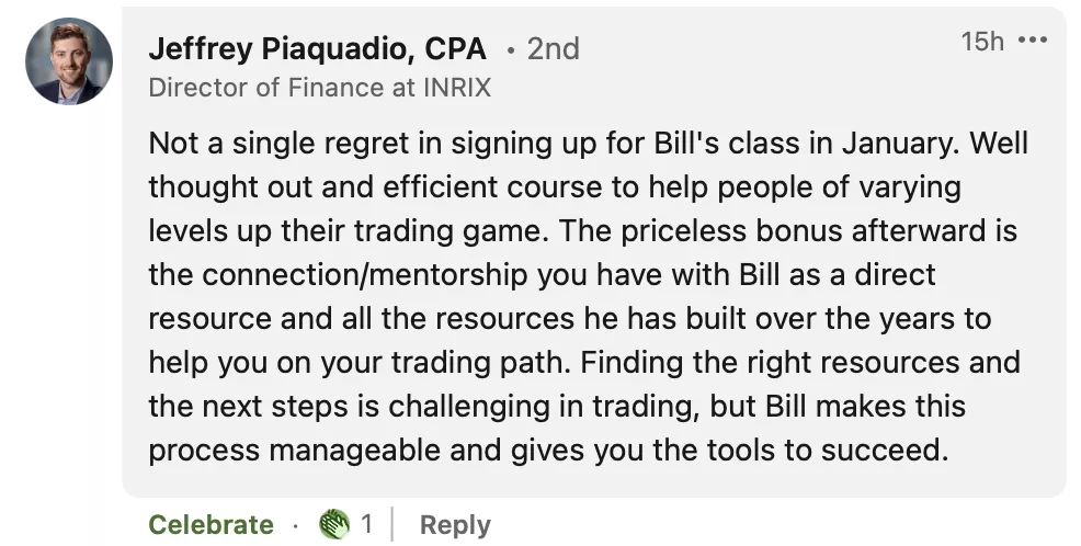 Student testimonial screenshot 95
