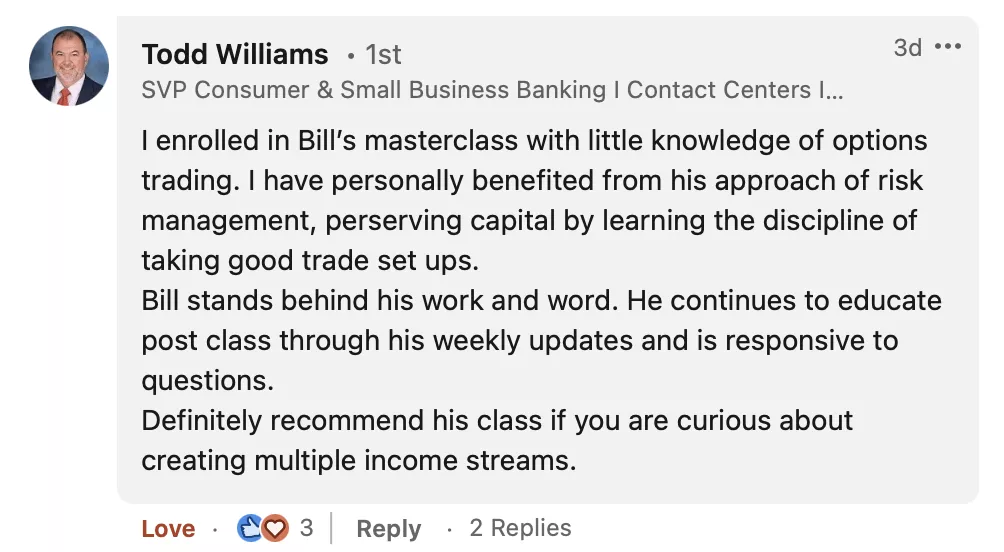 Student testimonial screenshot 78