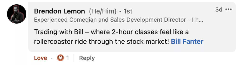 Student testimonial screenshot 75