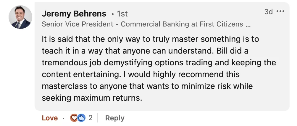 Student testimonial screenshot 72